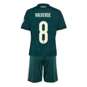 Real Madrid Federico Valverde #8 Replika Bortatröja Barn 2026-27 Kortärmad (+ Korta byxor)